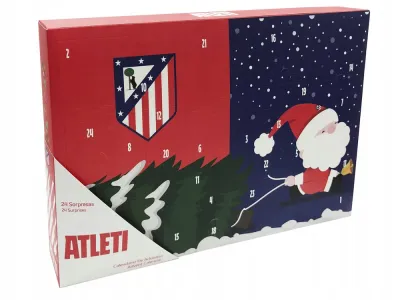 Адвент-календарь Atletico Madrid, 24 сюрприза в символике клуба