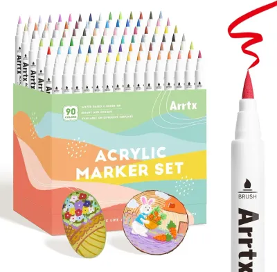 Arrtx акриловые маркеры, 90 шт, Palette paysage 90B