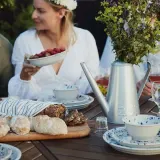 IKEA SILVERSIDA (ИКЕА СИЛВЕРСИДА) — - Тарелка, узорчатая/синяя, 26 см — фото 4