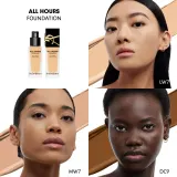 Yves Saint Laurent All Hours Foundation - Тональная основа с защитным фактором SPF 39, 25 мл, оттенок MC5 — фото 4