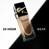 Yves Saint Laurent All Hours Foundation - Тональная основа с защитным фактором SPF 39, 25 мл, оттенок MC5 — фото 6