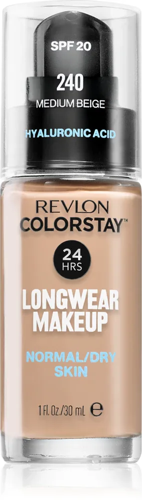 Revlon Cosmetics ColorStay - Тональная основа для нормальной и сухой кожи, 30 мл, оттенок 240 Medium Beige