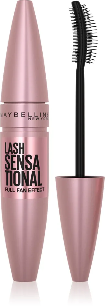 MAYBELLINE NEW YORK Lash Sensational - Тушь для ресниц, удлиняющая и утолщающая оттенок 01 - Very Black, 9 ml