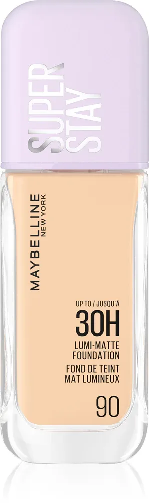MAYBELLINE NEW YORK SuperStay Lumi-Matte - Легкое тональное основание для долговременного эффекта, 35 мл, оттенок 90