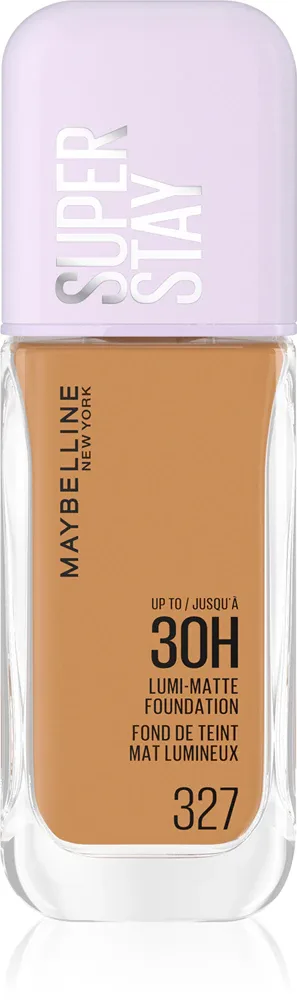 MAYBELLINE NEW YORK SuperStay Lumi-Matte - Легкое тональное основание для долговременного эффекта, 35 мл, оттенок 327