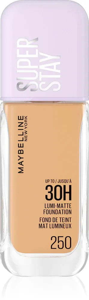 MAYBELLINE NEW YORK SuperStay Lumi-Matte - Легкое тональное основание для долговременного эффекта, 35 мл, оттенок 250