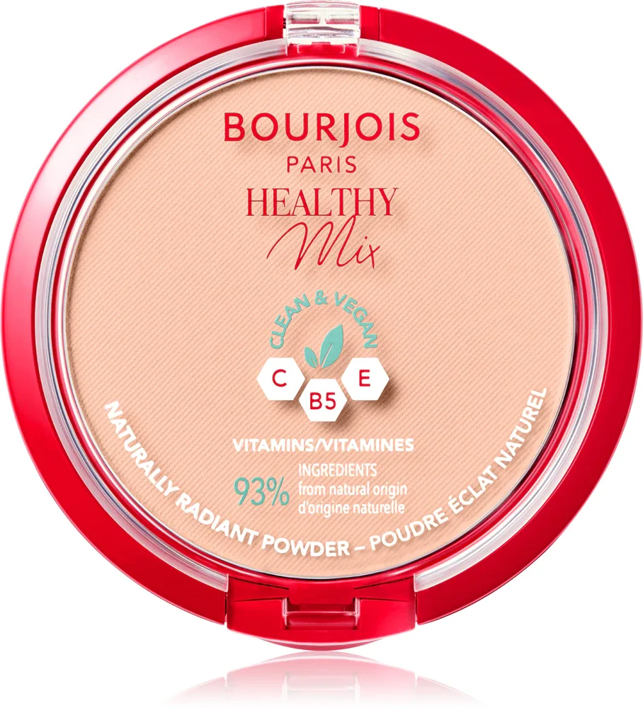 Bourjois Healthy Mix - Пудра матирующая, придающая коже сияющий вид, 10 г, оттенок 03 Rose Beige