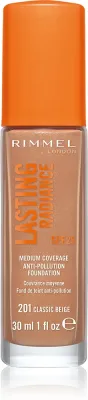 Rimmel Lasting Radiance - Тональная основа с SPF 25, осветляющая, 30 мл
