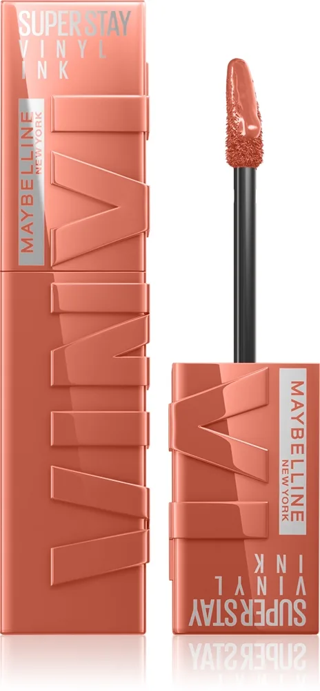 MAYBELLINE NEW YORK SuperStay Vinyl Ink - Долговременная помада в жидкой форме 105 GOLDEN, 4 ml