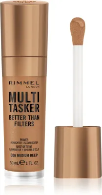 Rimmel Multi-Tasker Better Than Filters - Разглаживающая база для выравнивания тона кожи, 30 мл, оттенок 006 Medium Deep