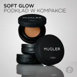 L’Oreal Paris x Mugler - Тональная основа: Трваля падклад у кампакце для ідэальнага крыцця., 23 мл, оттенок 04 Warm Light / Illusion 4 Medium — фото 7