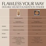 Estee Lauder Double Wear Stay-in-Place Matte Powder Foundation - Тональный крем в порошке SPF 10, 11 г, оттенок 2N1 Desert Beige — фото 6