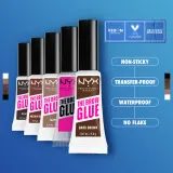 NYX Professional Makeup The Brow Glue - Гель для бровей, 5 г, оттенок Transparent — фото 5