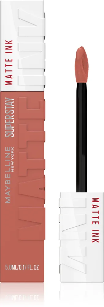 MAYBELLINE NEW YORK SuperStay Matte Ink - Матовая жидкая помада для долговременного эффекта, 5 мл, оттенок 65 Seductress