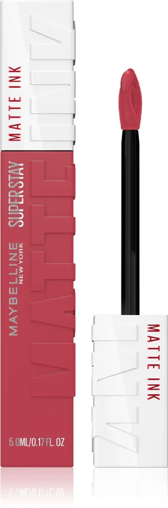 MAYBELLINE NEW YORK SuperStay Matte Ink - Матовая жидкая помада для долговременного эффекта, 5 мл, оттенок 155 Savant