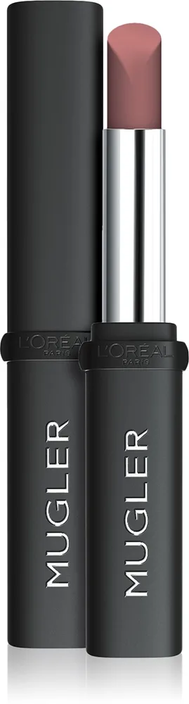 L’Oreal Paris x Mugler - Полуматовая помада с увлажняющим действием, 1 г, оттенок 01 Nude