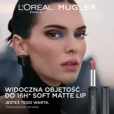 L’Oreal Paris x Mugler - Полуматовая помада с увлажняющим действием, 1 г, оттенок 01 Nude — фото 3
