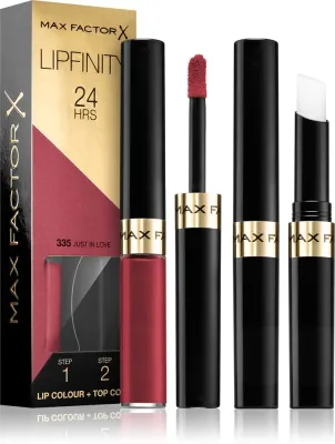 Max Factor Lipfinity Lip Colour - Помада для губ с бальзамом, стойкая., 4 г, оттенок 335 Just In Love