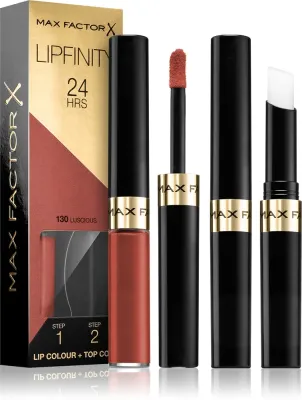 Max Factor Lipfinity Lip Colour - Помада для губ с бальзамом, стойкая., 4 г, оттенок 130 Luscious