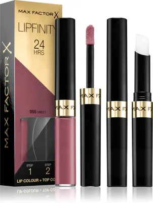 Max Factor Lipfinity Lip Colour - Помада для губ с бальзамом, стойкая., 4 г, оттенок 055 Sweet