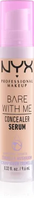 NYX Professional Makeup Bare With Me Concealer Serum - Корректор увлажняющий 2 в 1, 9 мл, оттенок 02 Light