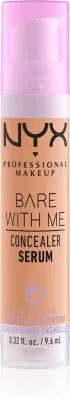 NYX Professional Makeup Bare With Me Concealer Serum - Корректор увлажняющий 2 в 1, 9 мл, оттенок 5.7 Light Tan