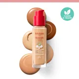 Bourjois Healthy Mix - Розовый осветляющий увлажняющий тональный крем на 24 часа, 30 мл, оттенок 52.2W Golden Beige — фото 2