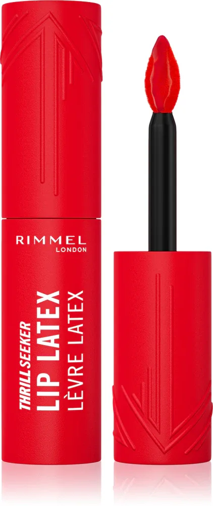 Rimmel Thrill Seeker Lip Latex - Помада в жидкой форме, 6 мл, оттенок 350 Spicy