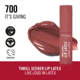 Rimmel Thrill Seeker Lip Latex - Помада в жидкой форме, 6 мл, оттенок 700 It's Giving — фото 2