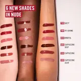 Rimmel Thrill Seeker Lip Latex - Помада в жидкой форме, 6 мл, оттенок 600 Cappuccino Deep — фото 4