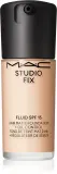 MAC Cosmetics Studio Fix Fluid SPF 15 24HR Matte Foundation + Oil Control - Тональная основа матирующая SPF 15, 30 мл, оттенок NC12 — фото 1