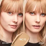 MAC Cosmetics Studio Fix Fluid SPF 15 24HR Matte Foundation + Oil Control - Тональная основа матирующая SPF 15, 30 мл, оттенок NC15 — фото 3