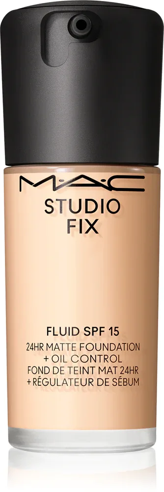 MAC Cosmetics Studio Fix Fluid SPF 15 24HR Matte Foundation + Oil Control - Тональная основа матирующая SPF 15, 30 мл, оттенок N10