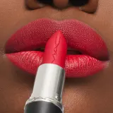 MAC Cosmetics MACximal Silky Matte Lipstick - Матовая помада, 3 г, оттенок Ruby Woo — фото 5