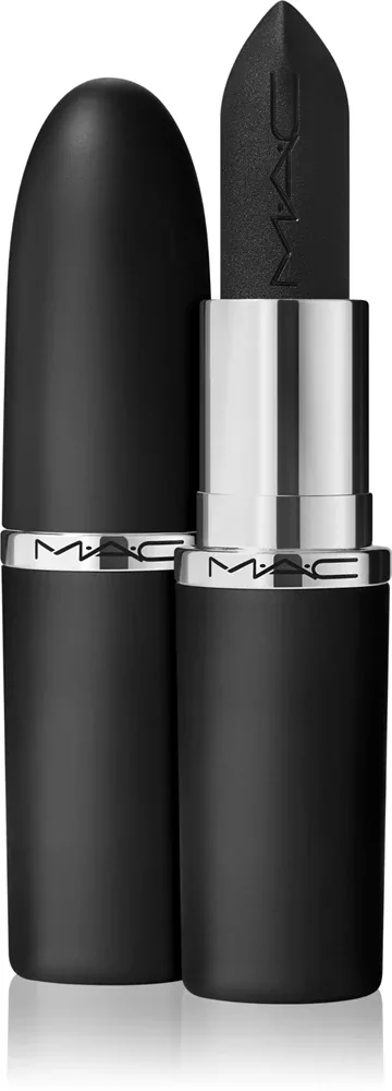 MAC Cosmetics MACximal Silky Matte Lipstick - Матовая помада, 3 г, оттенок Caviar
