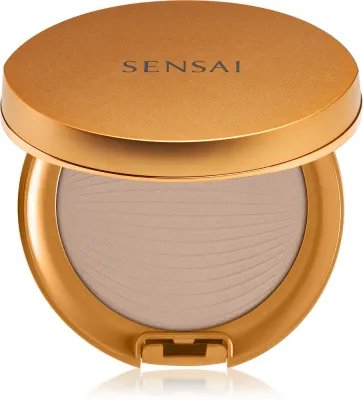 Sensai Silky Bronze Natural Veil Compact - Компактное порошковое тональное средство для осветления и сглаживания кожи, 8 г, оттенок SC03 Medium