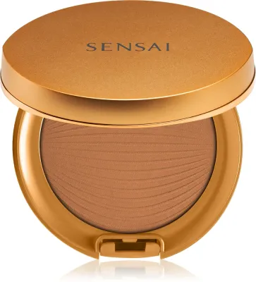 Sensai Silky Bronze Natural Veil Compact - Компактное порошковое тональное средство для осветления и сглаживания кожи, 8 г, оттенок SC04 Dark