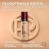 L’Oreal Paris Infaillible 32H Fresh Wear - Долговременное тонирование в жидкой основе оттенок 140 Cool Rosé, 30 ml — фото 5