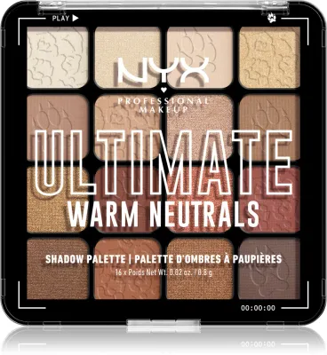 NYX Professional Makeup Ultimate Shadow Palette - Палетка теней для век: тени для век, оттенок Warm Neutrals