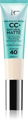 IT Cosmetics Your Skin But Better CC+ Natural Matte - Крем CC матирующий SPF 40 Fair, 32 мл, оттенок SPF 40 Fair Ivory