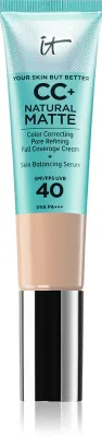 IT Cosmetics Your Skin But Better CC+ Natural Matte - Крем CC матирующий SPF 40 Fair, 32 мл, оттенок SPF 40 Fair Light