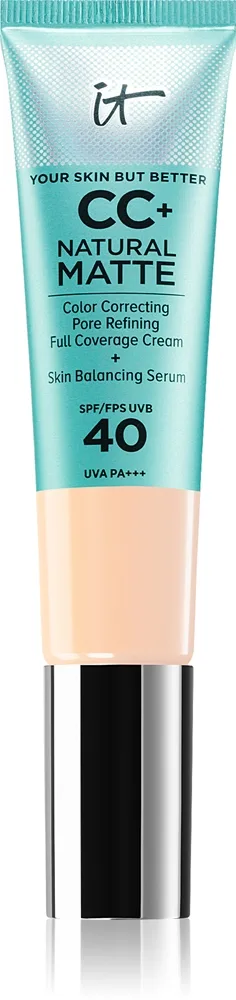 IT Cosmetics Your Skin But Better CC+ Natural Matte - Крем CC матирующий SPF 40 Fair Beige, 32 ml