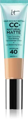IT Cosmetics Your Skin But Better CC+ Natural Matte - Крем CC матирующий SPF 40 Fair, 32 мл, оттенок SPF 40 Medium