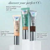 IT Cosmetics Your Skin But Better CC+ Natural Matte - Крем CC матирующий SPF 40 Fair, 32 мл, оттенок SPF 40 Neutral Tan — фото 6