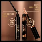 Max Factor 2000 Calorie Pro Stylist - Тушь для ресниц, увеличивающая объем, 9 мл, оттенок Black Brown — фото 3