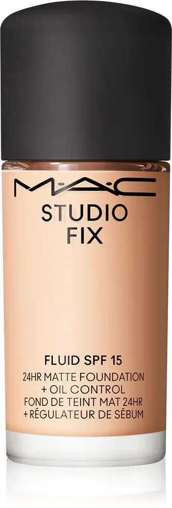 MAC Cosmetics Mini Studio Fix Fluid SPF 15 24HR Matte Foundation + Oil Control - Матирующий тональный крем SPF 15, 15 мл, оттенок NW13