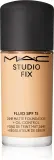 MAC Cosmetics Mini Studio Fix Fluid SPF 15 24HR Matte Foundation + Oil Control - Матирующий тональный крем SPF 15, 15 мл, оттенок NC15 — фото 1