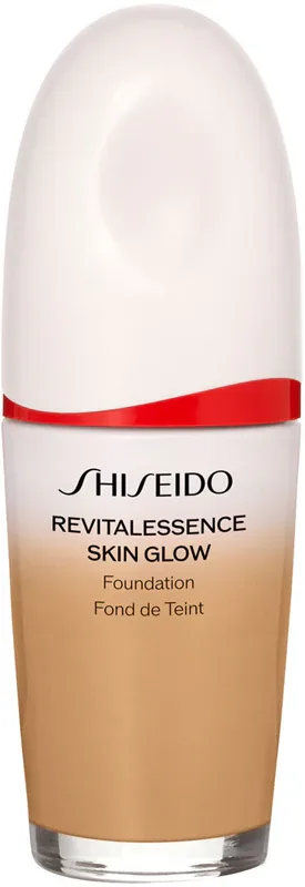 Shiseido Revitalessence Skin Glow Foundation - Легкое тональное средство с эффектом сияния SPF 30, 30 мл, оттенок Maple