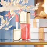 GUERLAIN KissKiss Bee Glow Oil - Блеск для губ с медом, 9 мл, оттенок 389 Sparkling Peach — фото 3