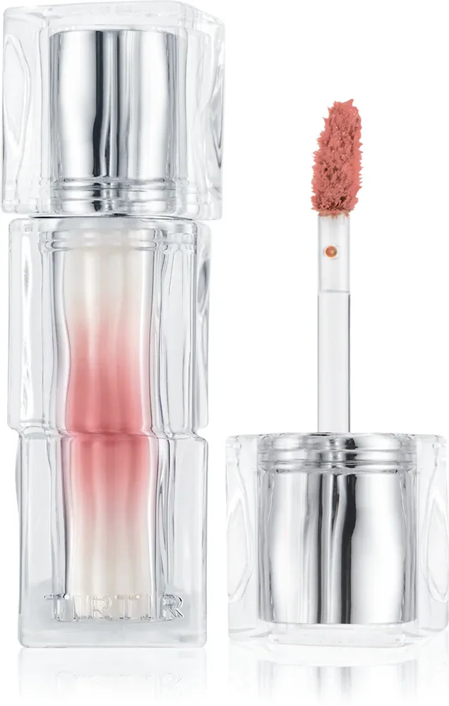 TIRTIR Waterism Glow Tint - Долговременный блеск для губ в маленькой упаковке, 1 г, оттенок 25 Nutty Pink (White Snowy Collection)